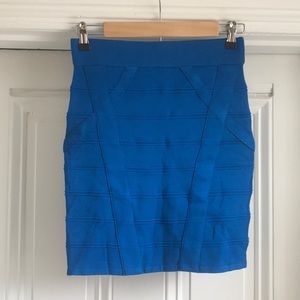 NWT Forever 21 Blue knit skirt